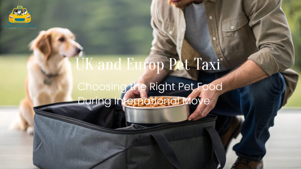 pet food during travel