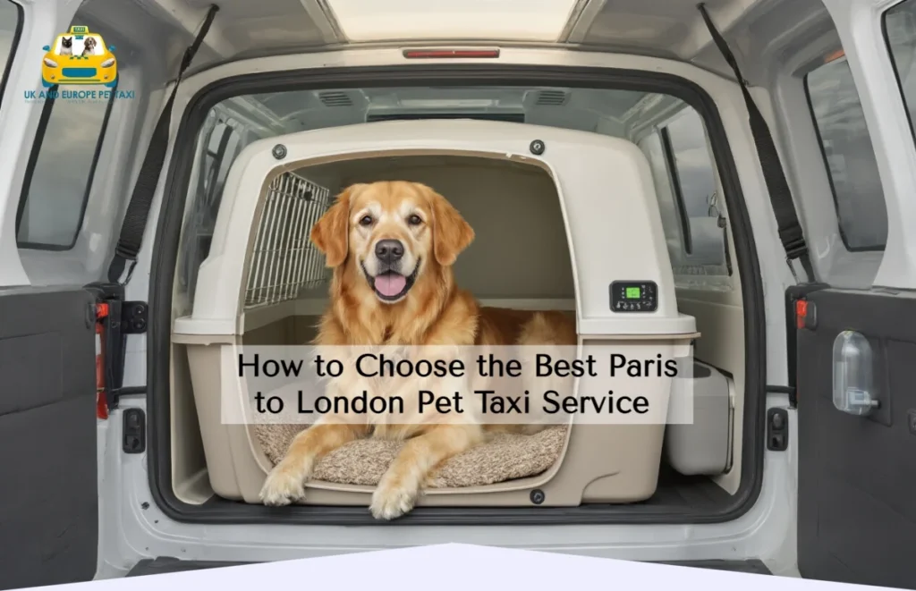 How to Choose the Best Paris to London Pet Taxi Service