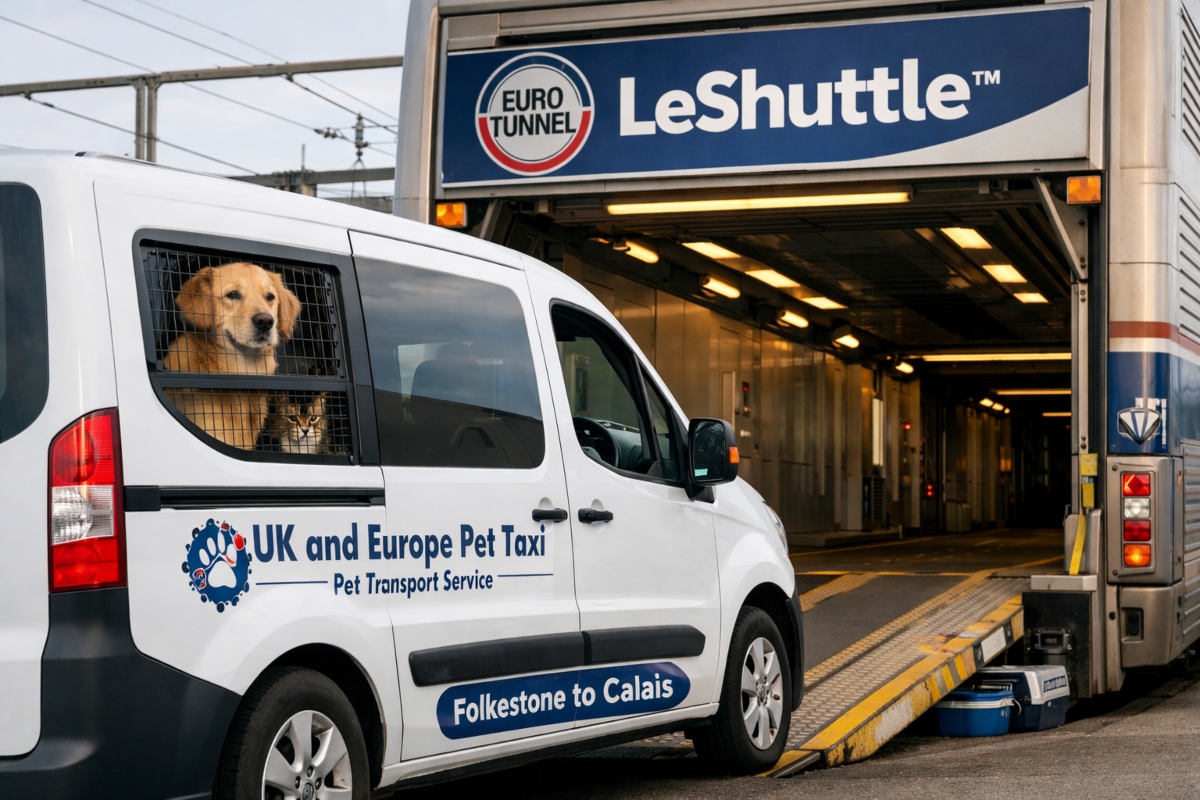 Eurotunnel LeShuttle™ Pet Taxi from Folkestone to Calais