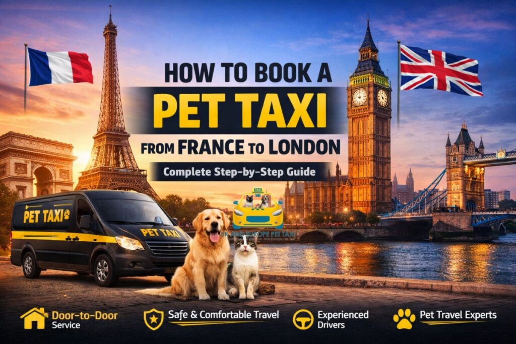 Pet Taxi from France to London