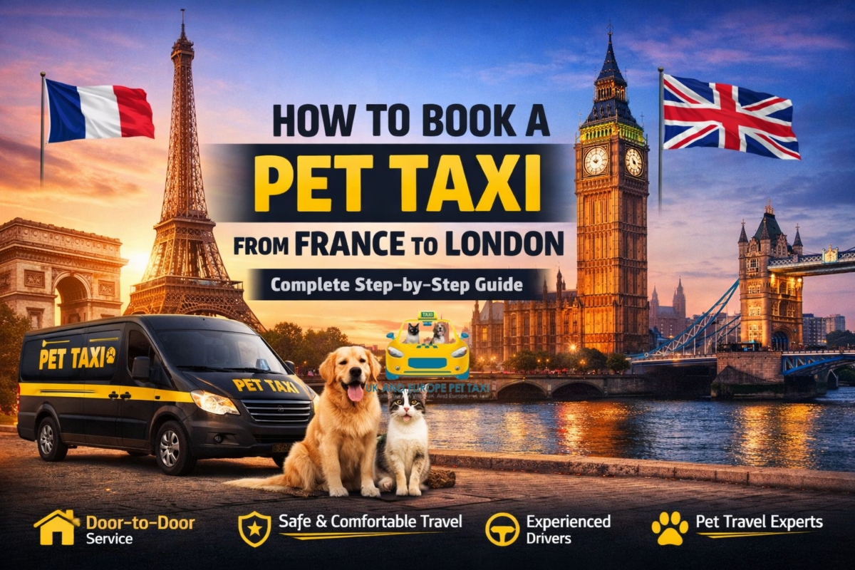 Pet Taxi from France to London