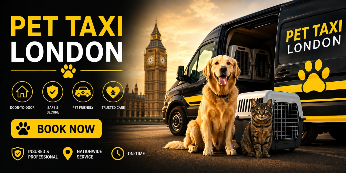 Book Pet Taxi London for Dogs and Cats