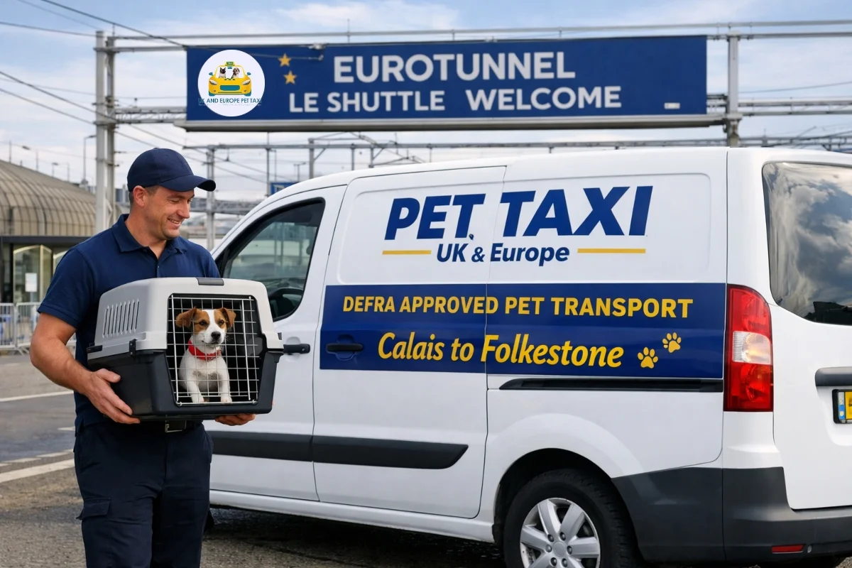 pet transport Calais to Folkestone