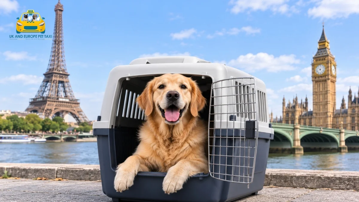 pet taxi Paris to London