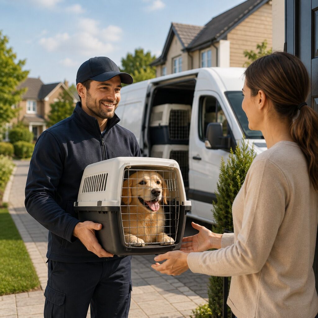 door to door pet courier service uk