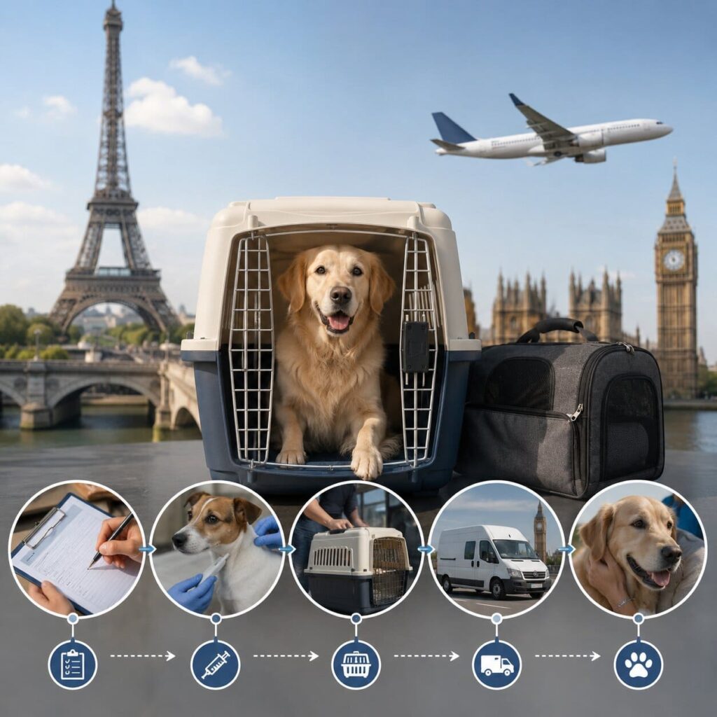 How to Transport Your Pet from Paris to London (Step-by-Step)