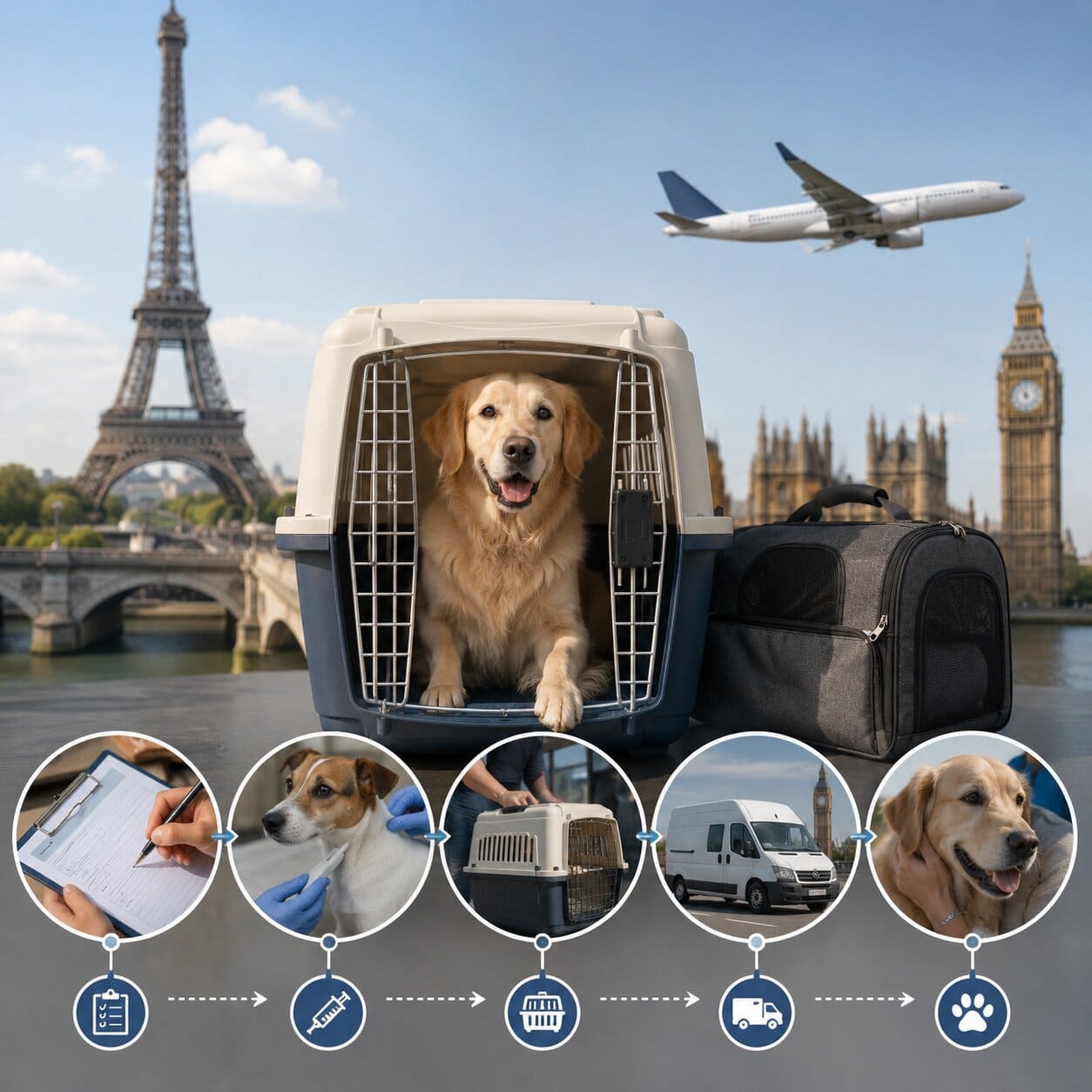 How to Transport Your Pet from Paris to London (Step-by-Step)