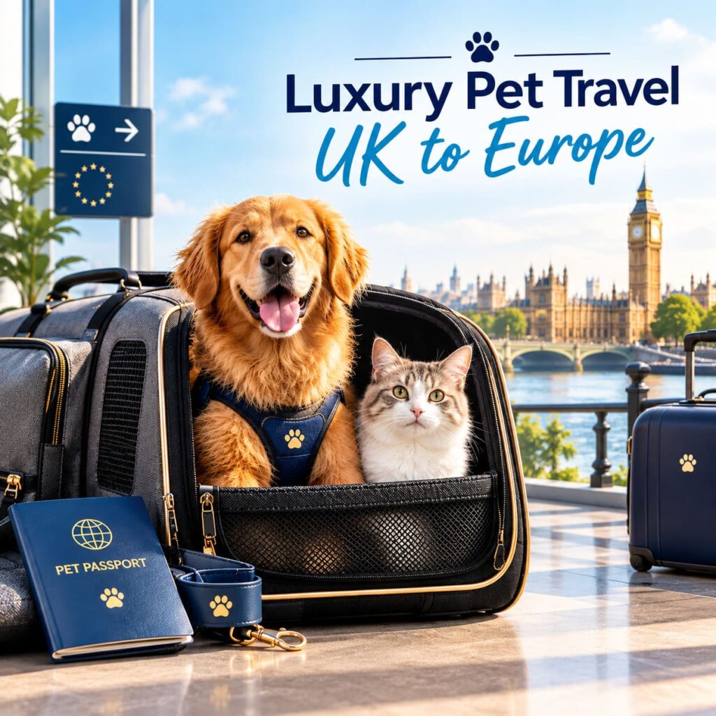 Luxury Pet Travel UK to Europe