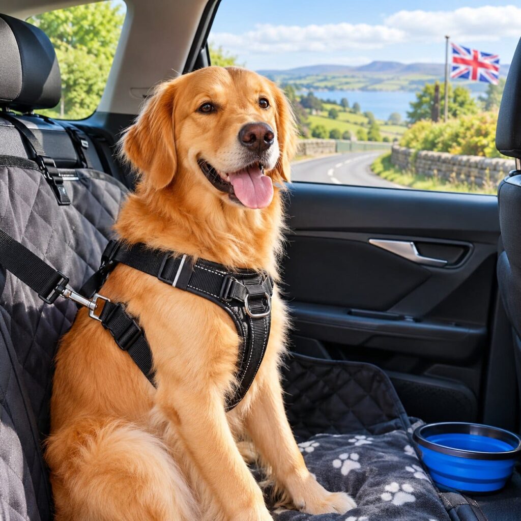 Safe dog car travel